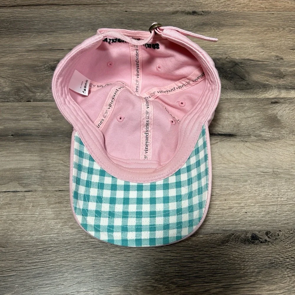 Vineyard Vines Hat Cap Adult Pink Whale Strapback OSFM‎ Preppy Cotton Adjustable